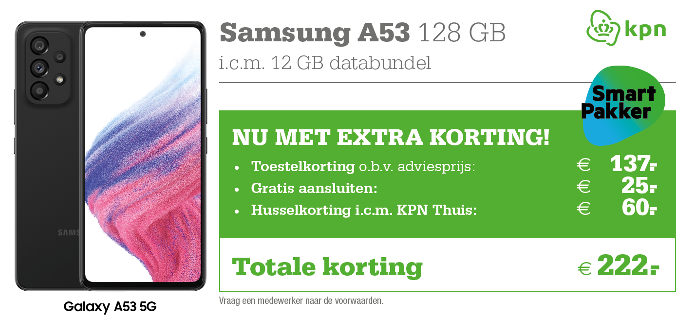 KPN Korting Op Samsung Galaxy A53